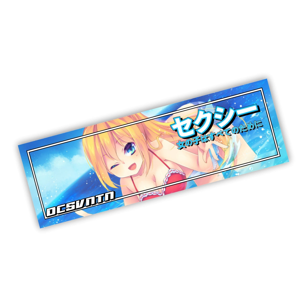 Anime Huebsches Maedchen fuer alles Slapsticker