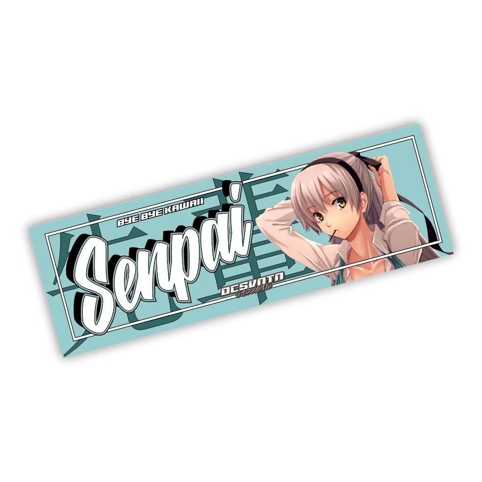 Senpai Manga Kawaii Slapsticker