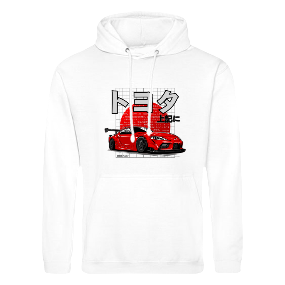 CP-055 Toyota Supra MK5 Sun Hoodie Weiß