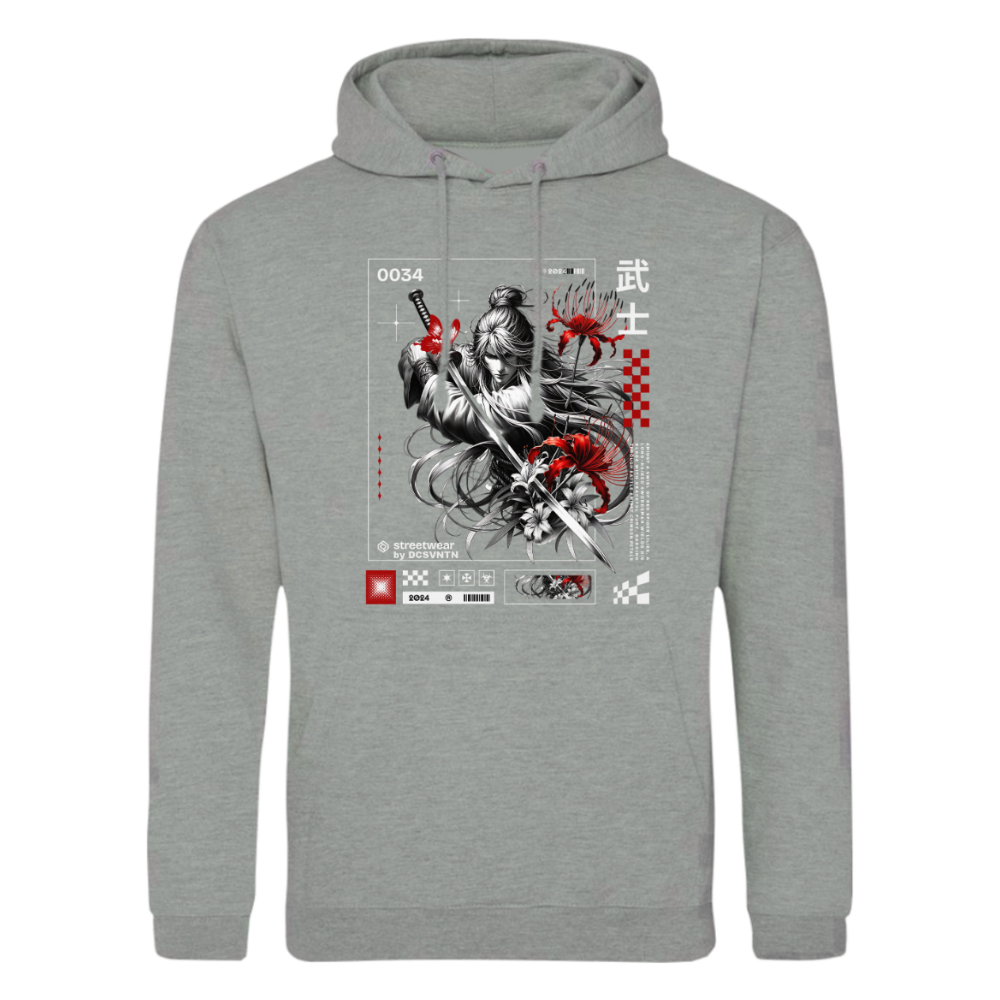 CP-059 Honda Civic EK Osaka Highway Hoodie Grey Melange