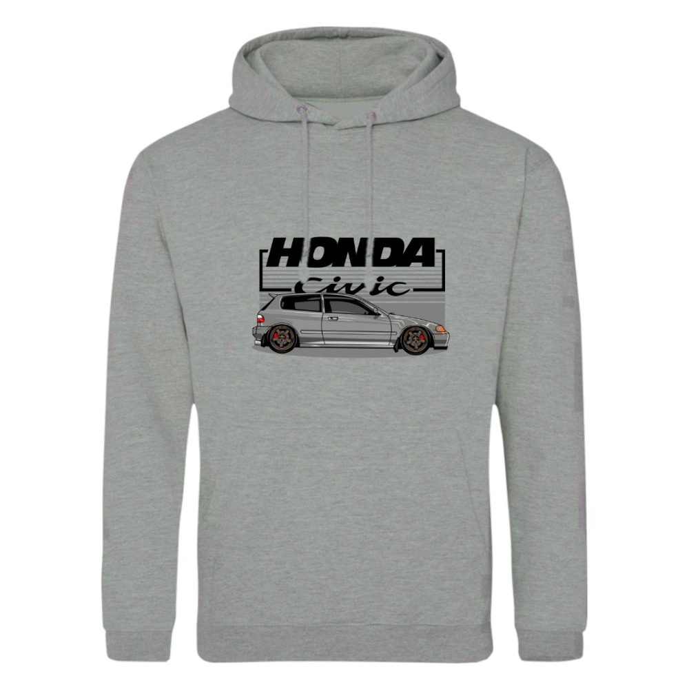 CP-042 Honda Civic Gen 5 Hoodie Grey Melange