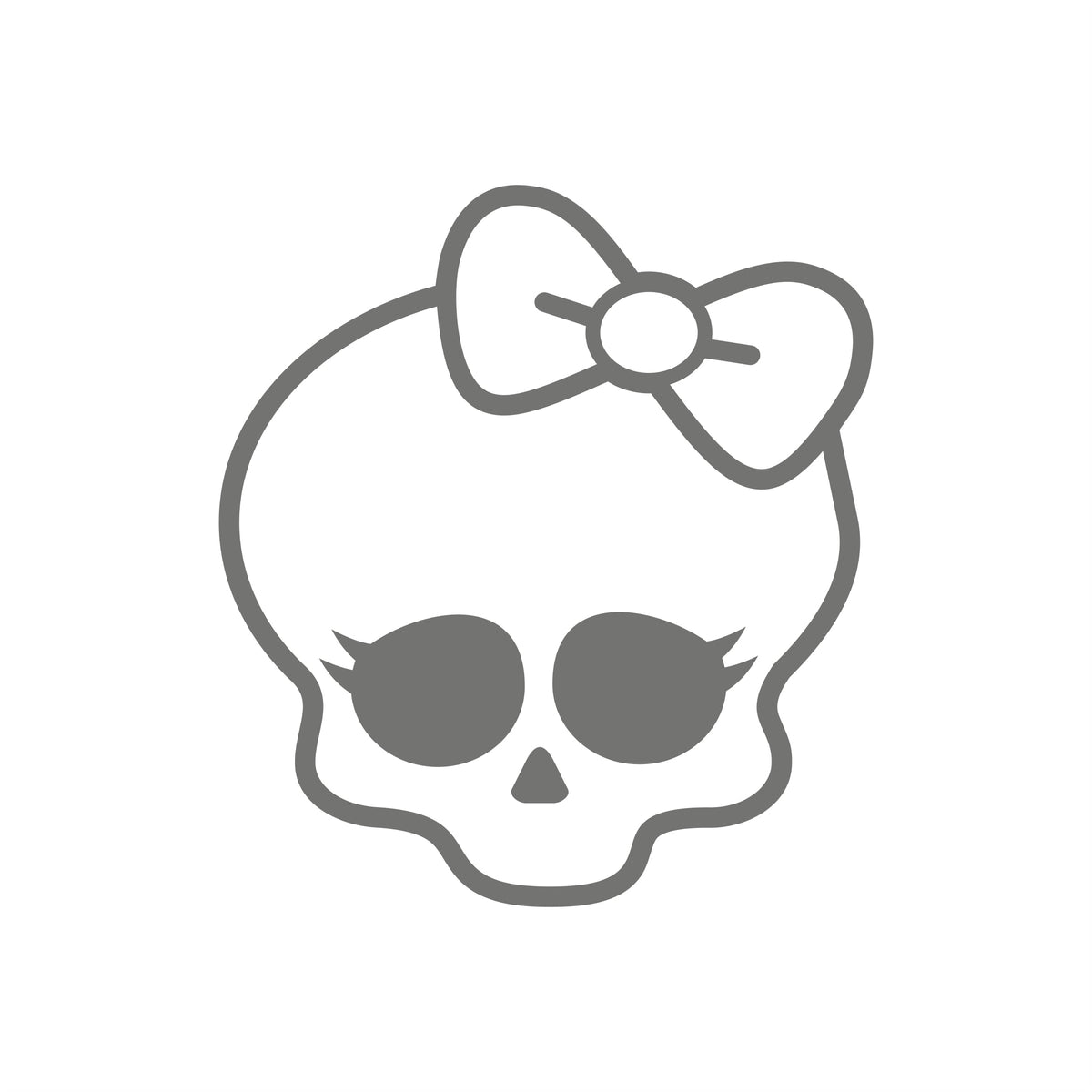 Baby Totenkopf Lady – Baby Sticker