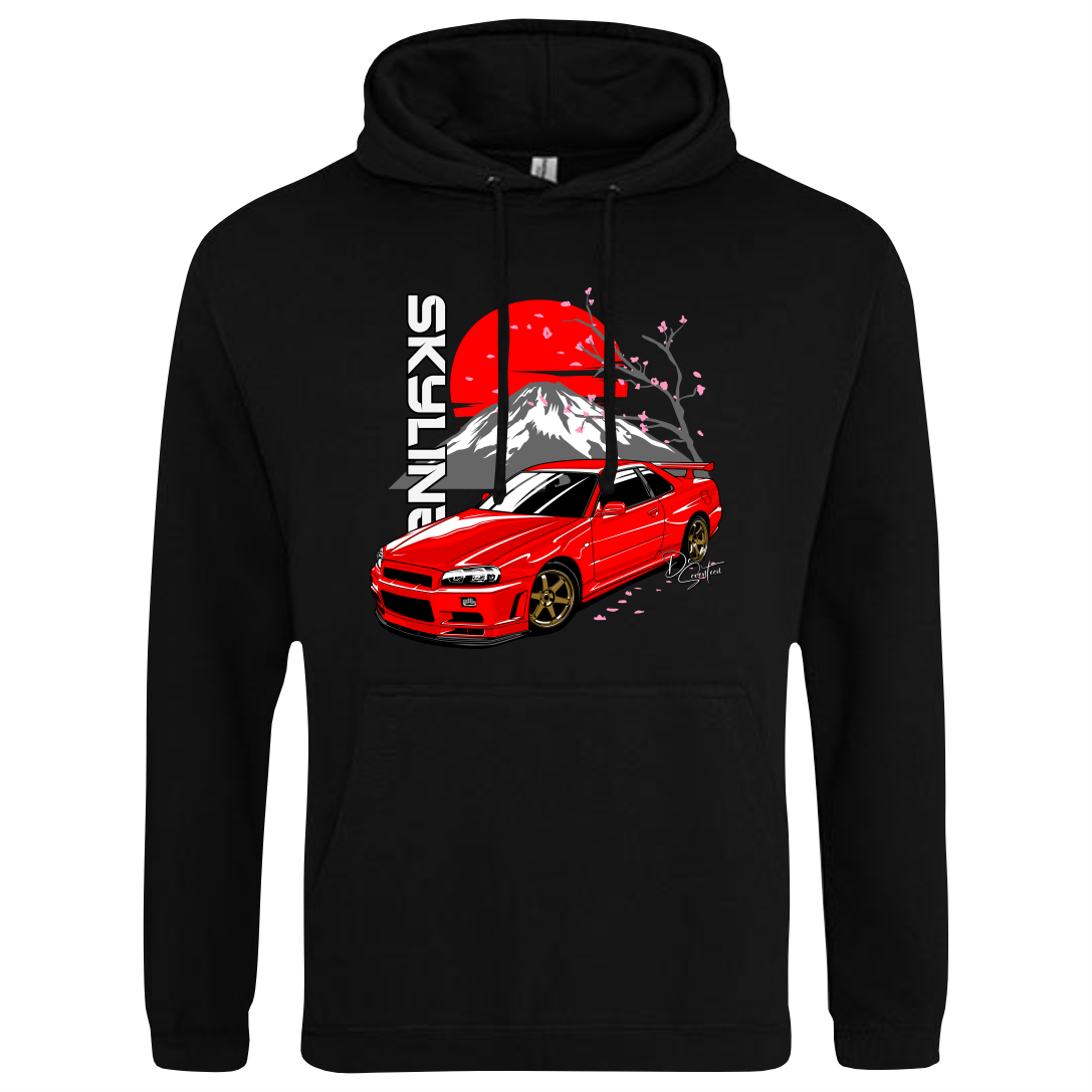 CP-003 Nissan Skyline 34GTR Fuji Kirschbaum Hoodie
