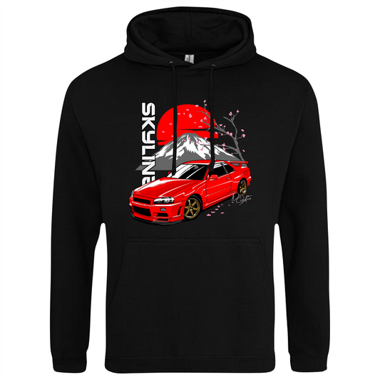CP-003 Nissan Skyline 34GTR Fuji Kirschbaum Hoodie