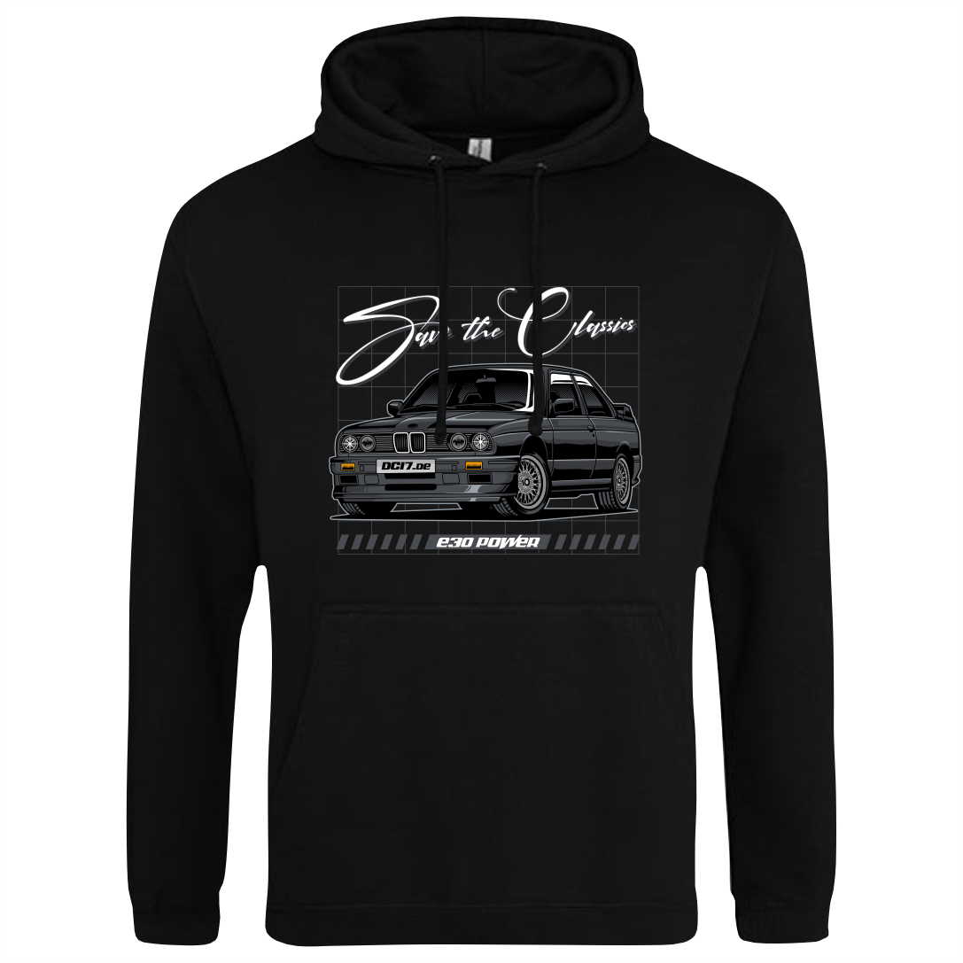 CP-011 BMW E30 Save the Classics Hoodie