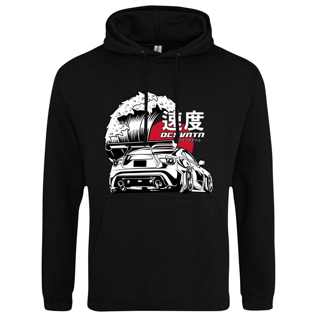 CP-071 Toyota GT86 Wave Japan Rücken Hoodie