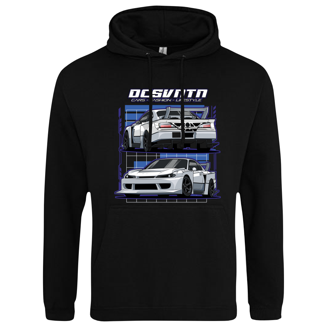 CP-098 Nissan Sylvia S15 Liberty Walk Hoodie schwarz