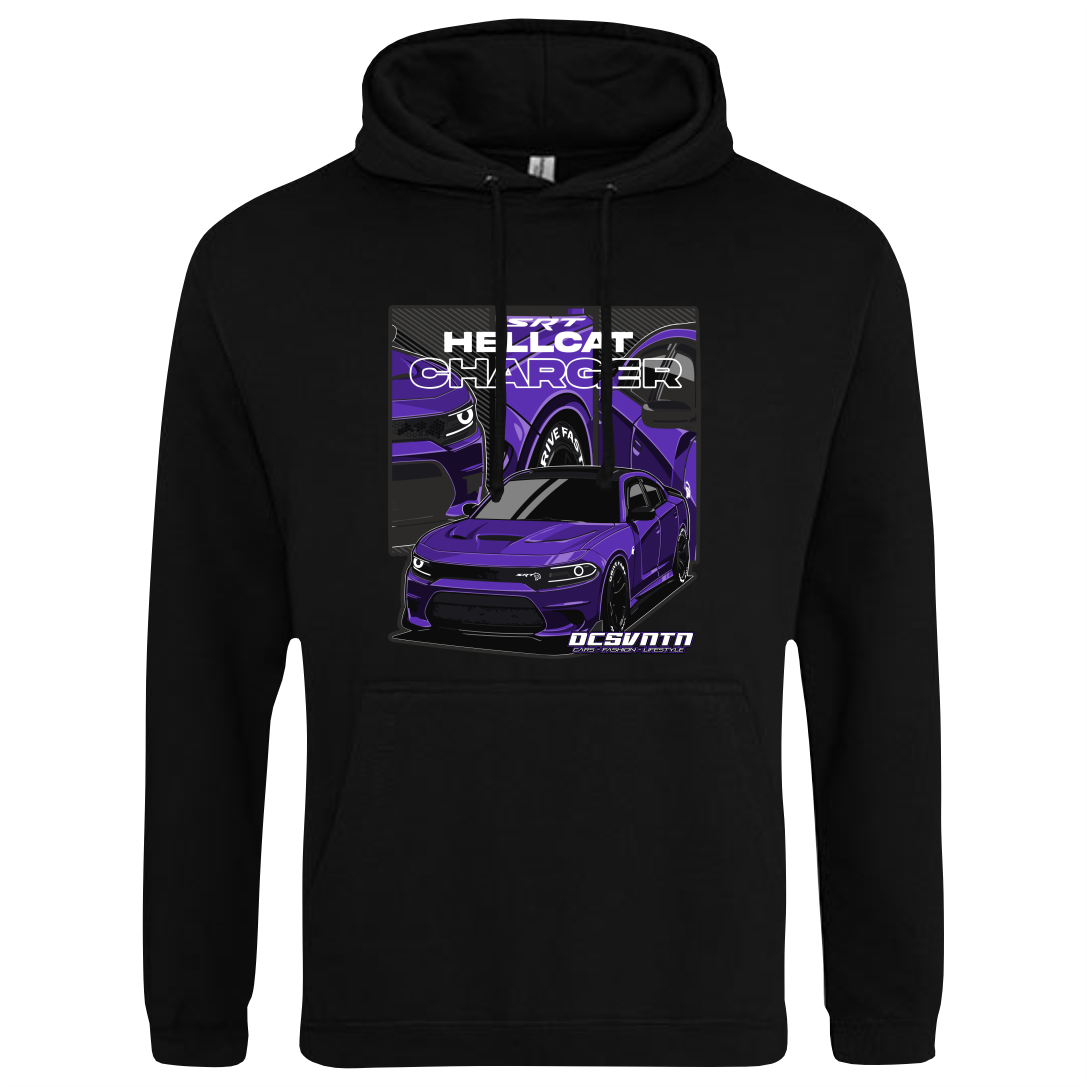 CP-100 SRT Dodge Hellcat Charger Hoodie schwarz