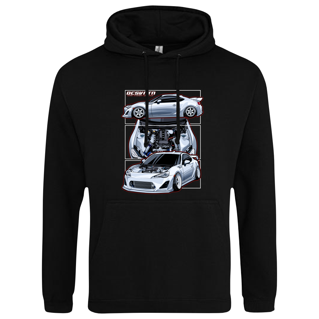 CP-105 GT86 BRZ JDM Hoodie schwarz