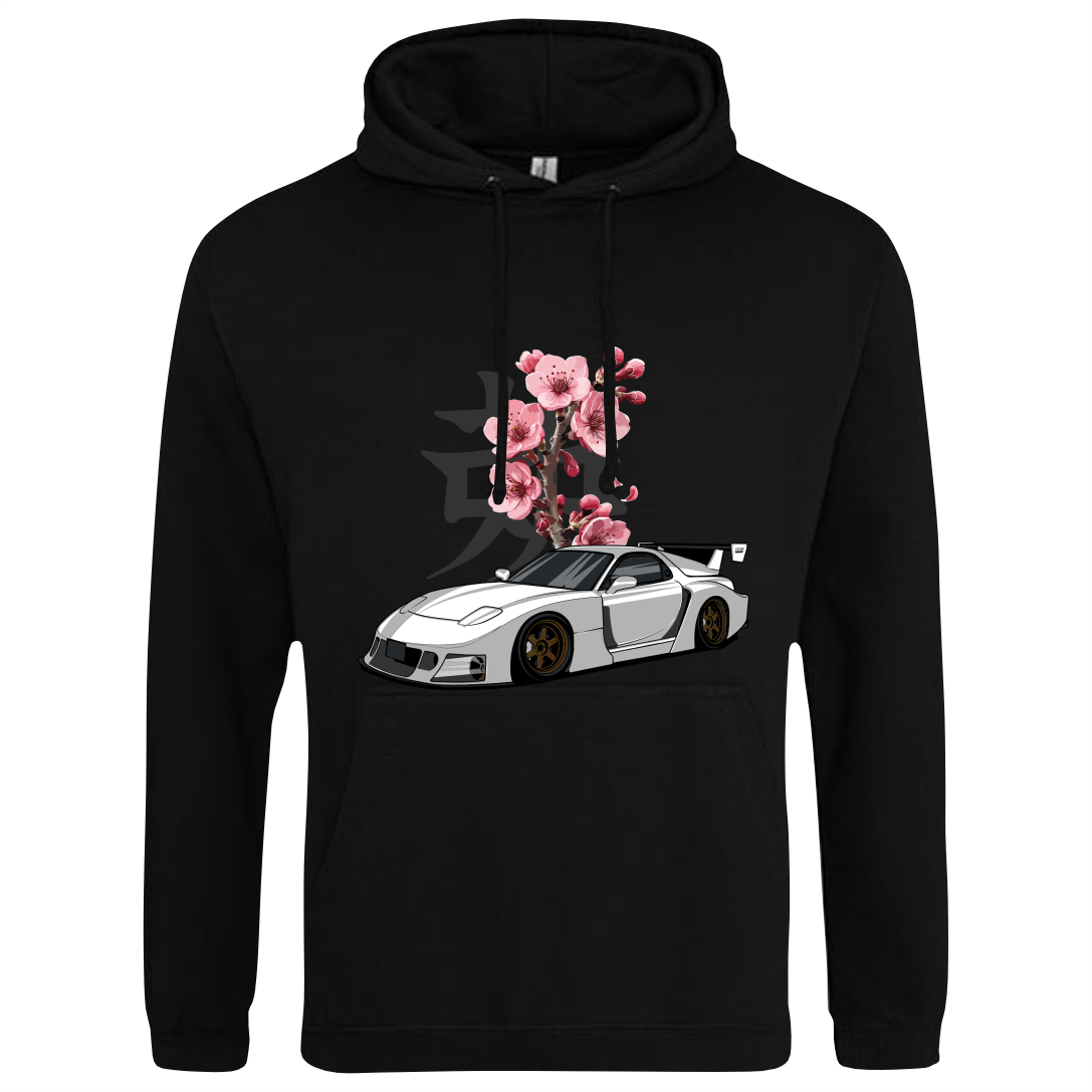 CP-213 RX7 Liberty Cherry Blossom Hoodie schwarz