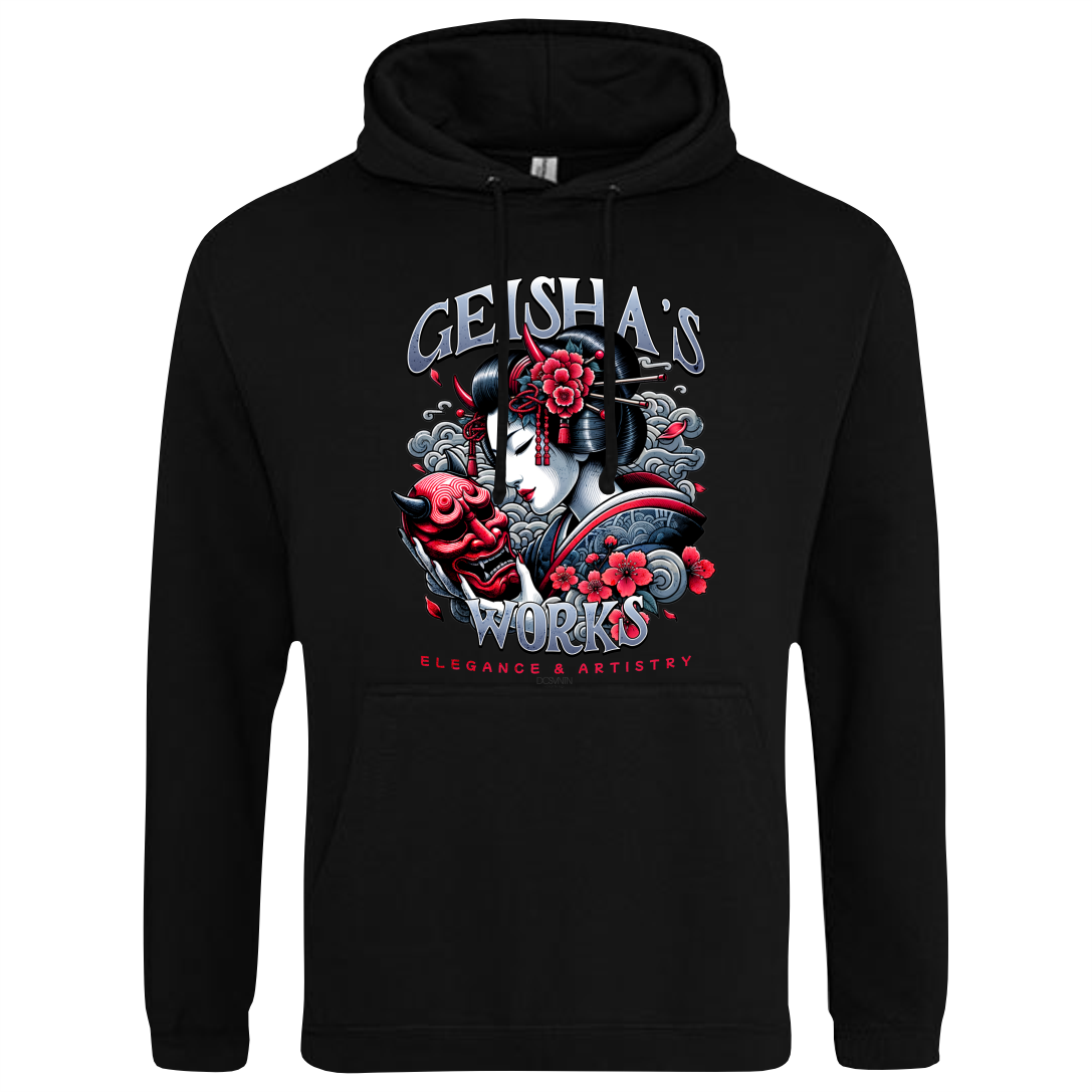 CP-214 Geisha’s Works Elegance & Artistry Hoodie schwarz