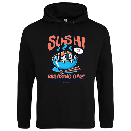 CP-216 Sushi Relaxing Day Hoodie schwarz