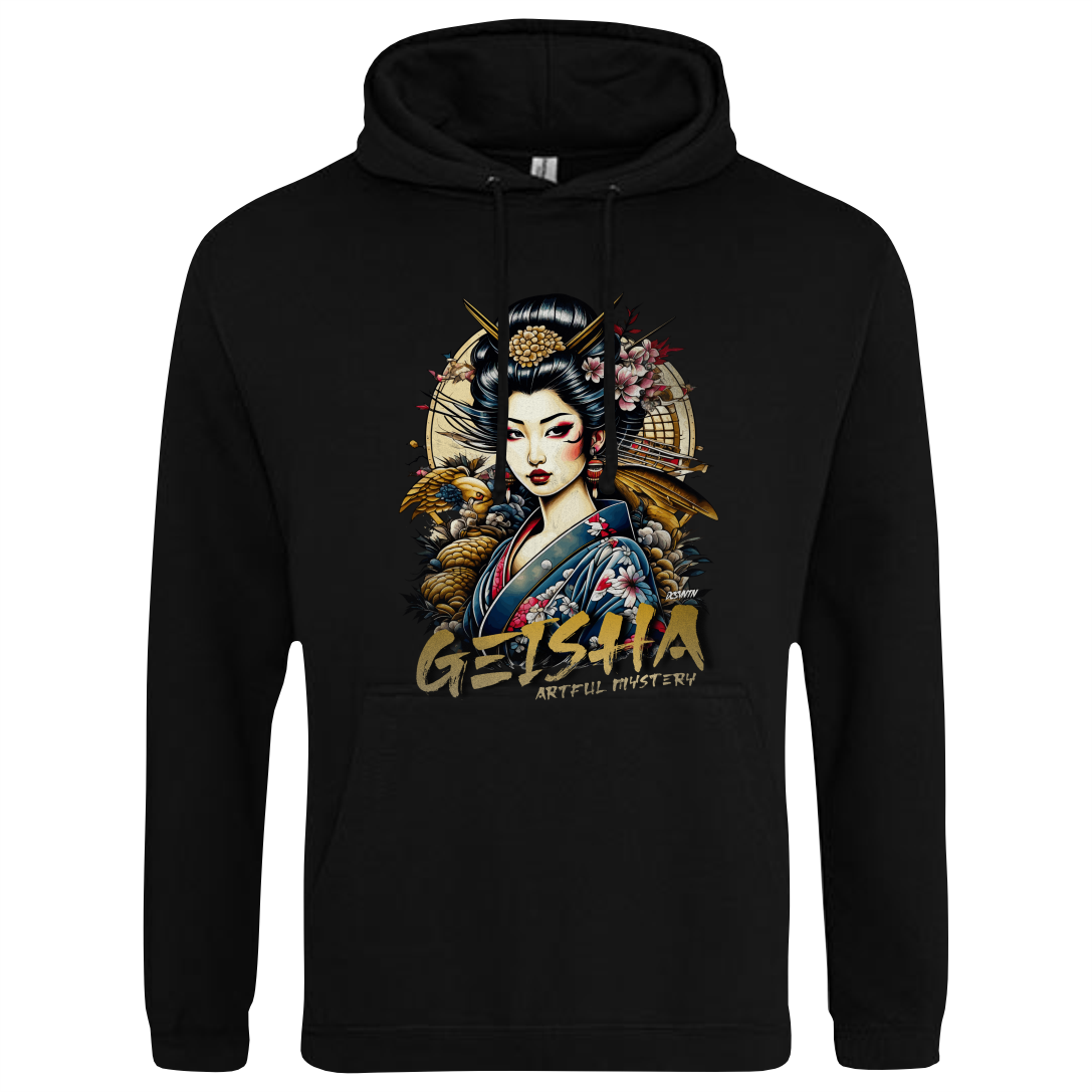 CP-219 Geisha Artful Mystery Hoodie schwarz