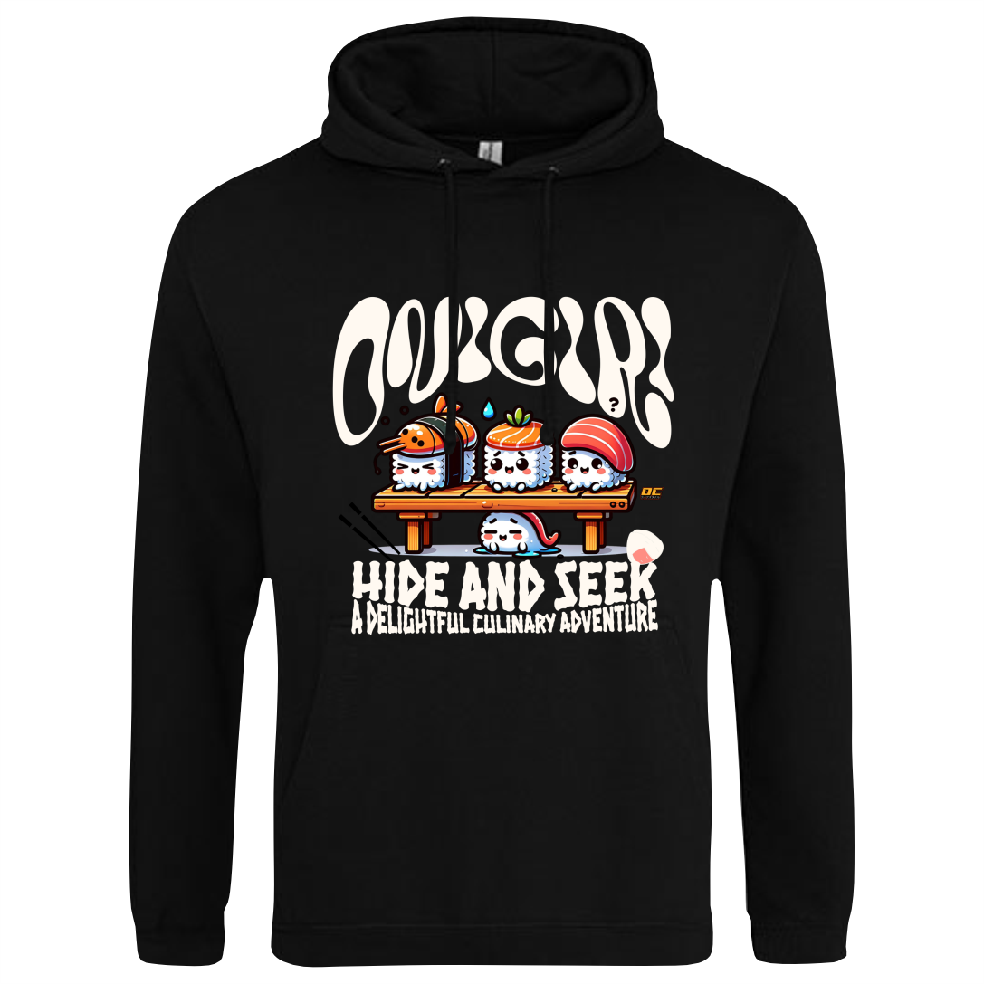 CP-222 Onigiri Hide and Seek Sushi Hoodie schwarz