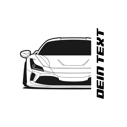 Ferrari F8 Tributo BJ 2019 – personalisierbares Shirt & Hoodie
