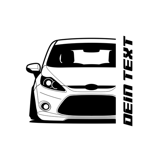 Ford Fiesta MK7 BJ 2008 – schwarzes Shirt