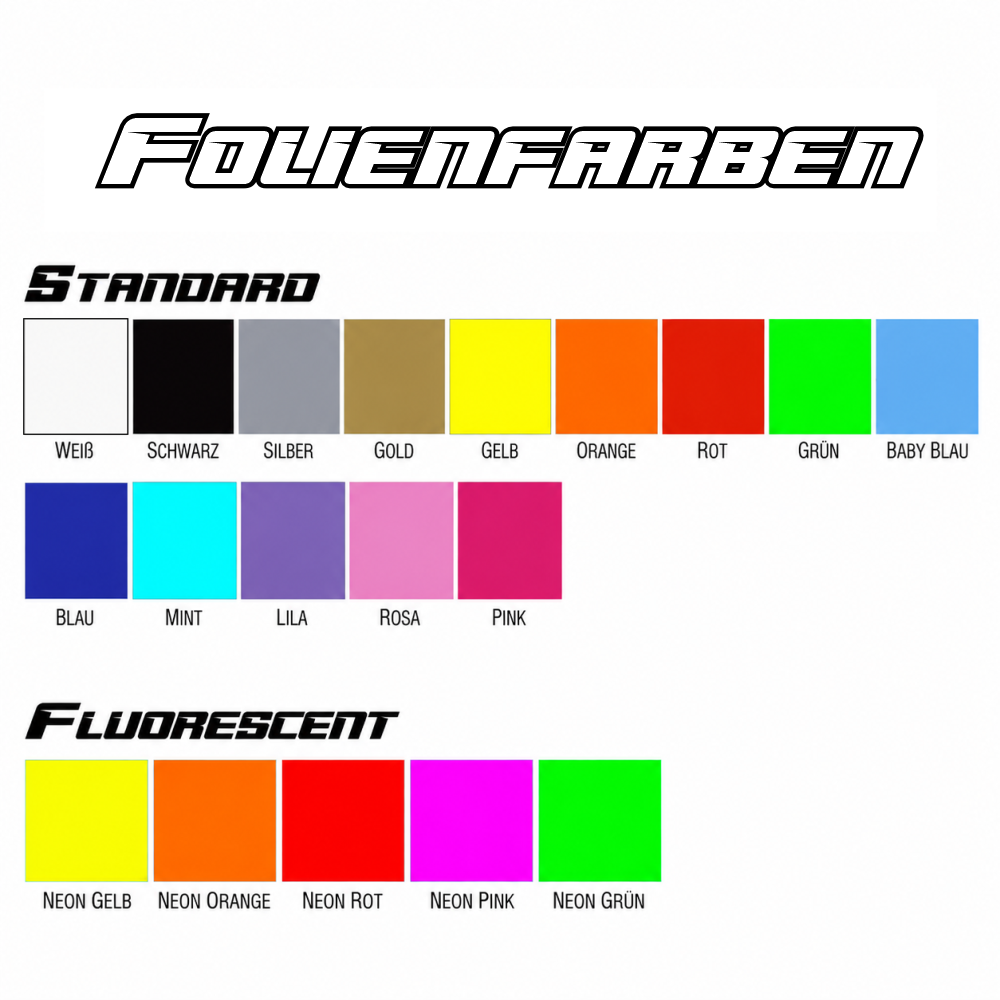 Felgenringe Standard Farbe 15 bis 22 Zoll