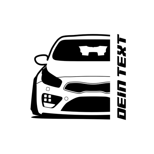 Kia Cee'd BJ 2015 – personalisierbares Shirt & Hoodie