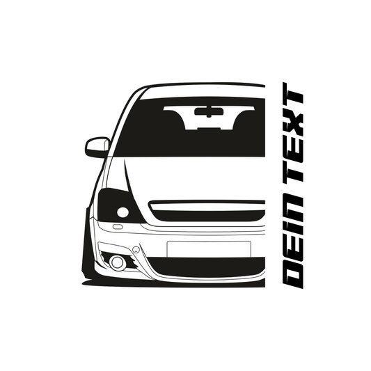 Opel Meriva A Facelift BJ 2006 – personalisierbares Shirt & Hoodie