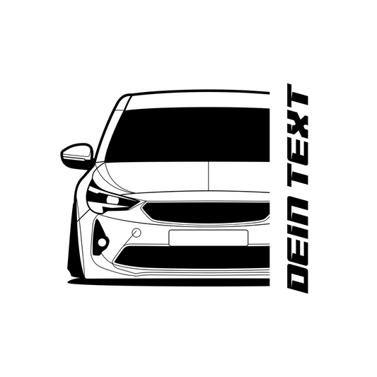 Opel Corsa F GS-Line MY 2019 – customizable Shirts & Hoodies