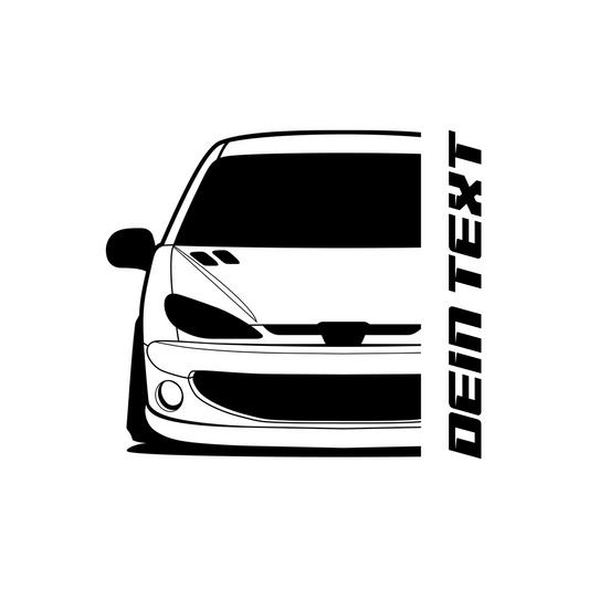 Peugeot 206 GT MY 1998 – customizable Shirts & Hoodies