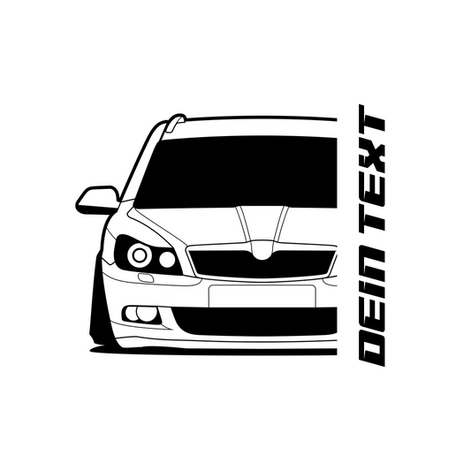 Skoda Octavia II Facelift BJ 2009 – personalisierbares Shirt & Hoodie