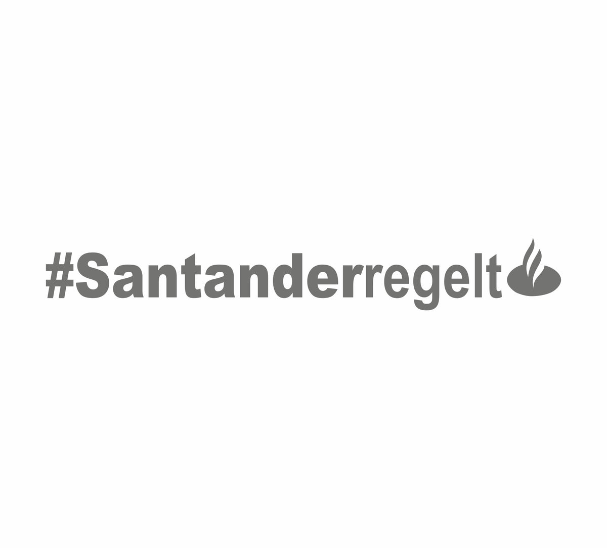 Santanderregelt WSS 17 cm Sticker