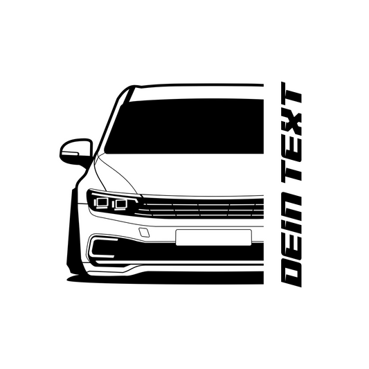 VW Passat GTE B8 MY 2020 – customizable Shirts & Hoodies