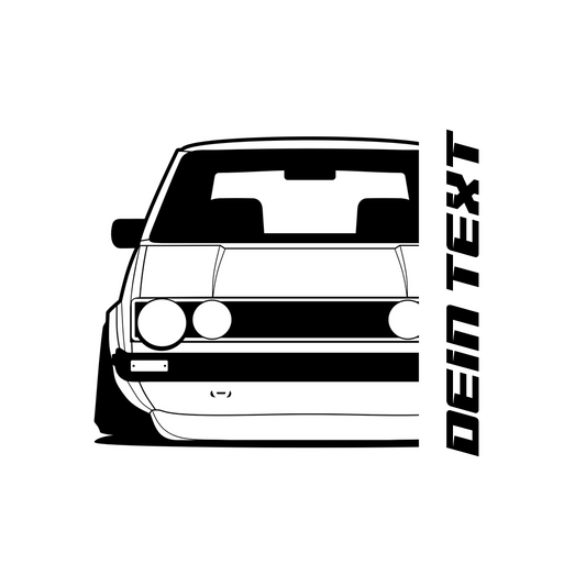 VW Golf GTI MK1 Dual Headlights 1976 – customizable Shirts & Hoodies