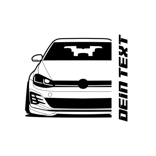 VW Golf MK 7.5 GTI TCR Facelift MY 2019 – Customizable Shirts & Hoodies