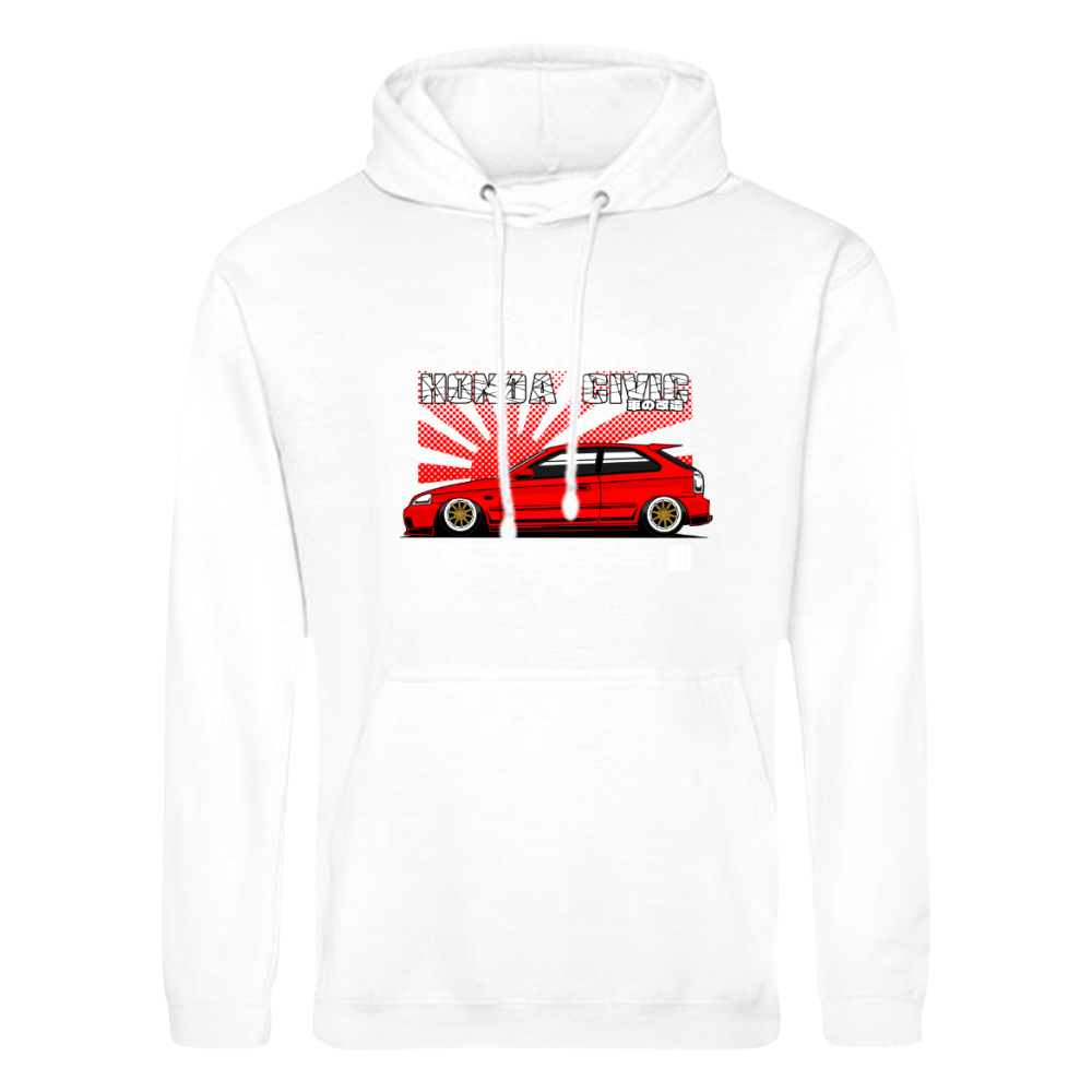 CP-061 Honda Civic EK EJ Japan Hoodie Weiß