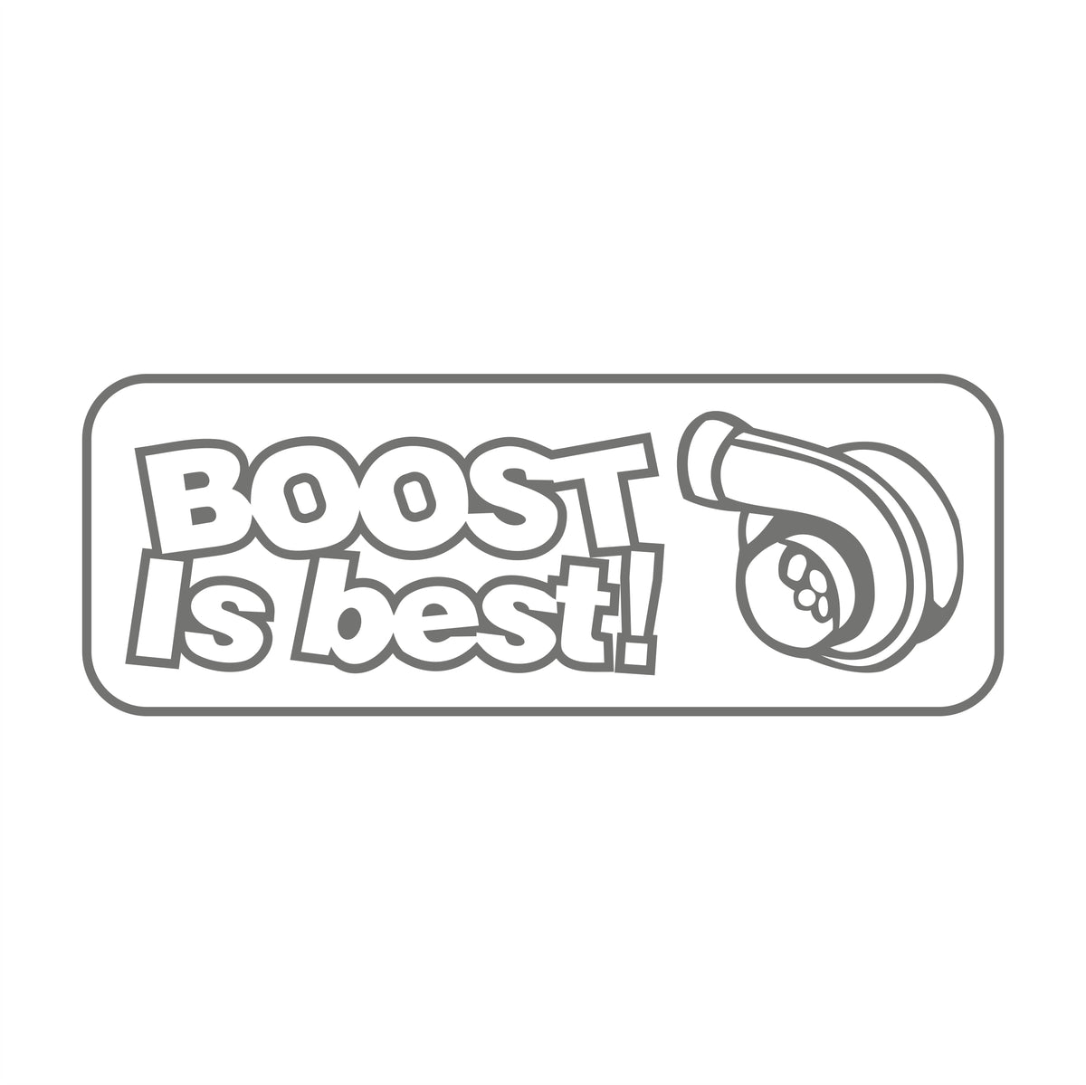 boost is best Sticker 17 cm