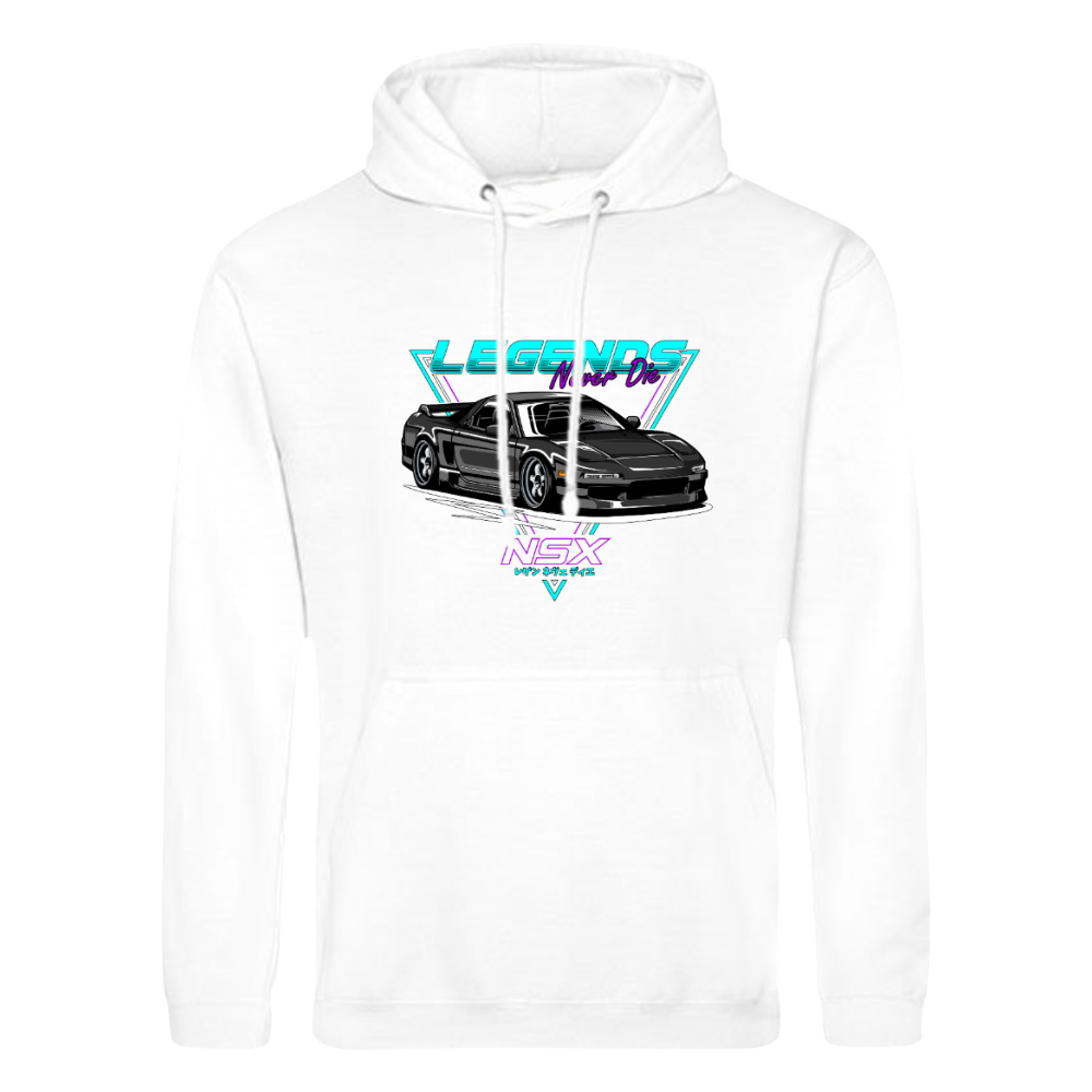 CP-058 Honda NSX Legends Never Die Hoodie Weiß