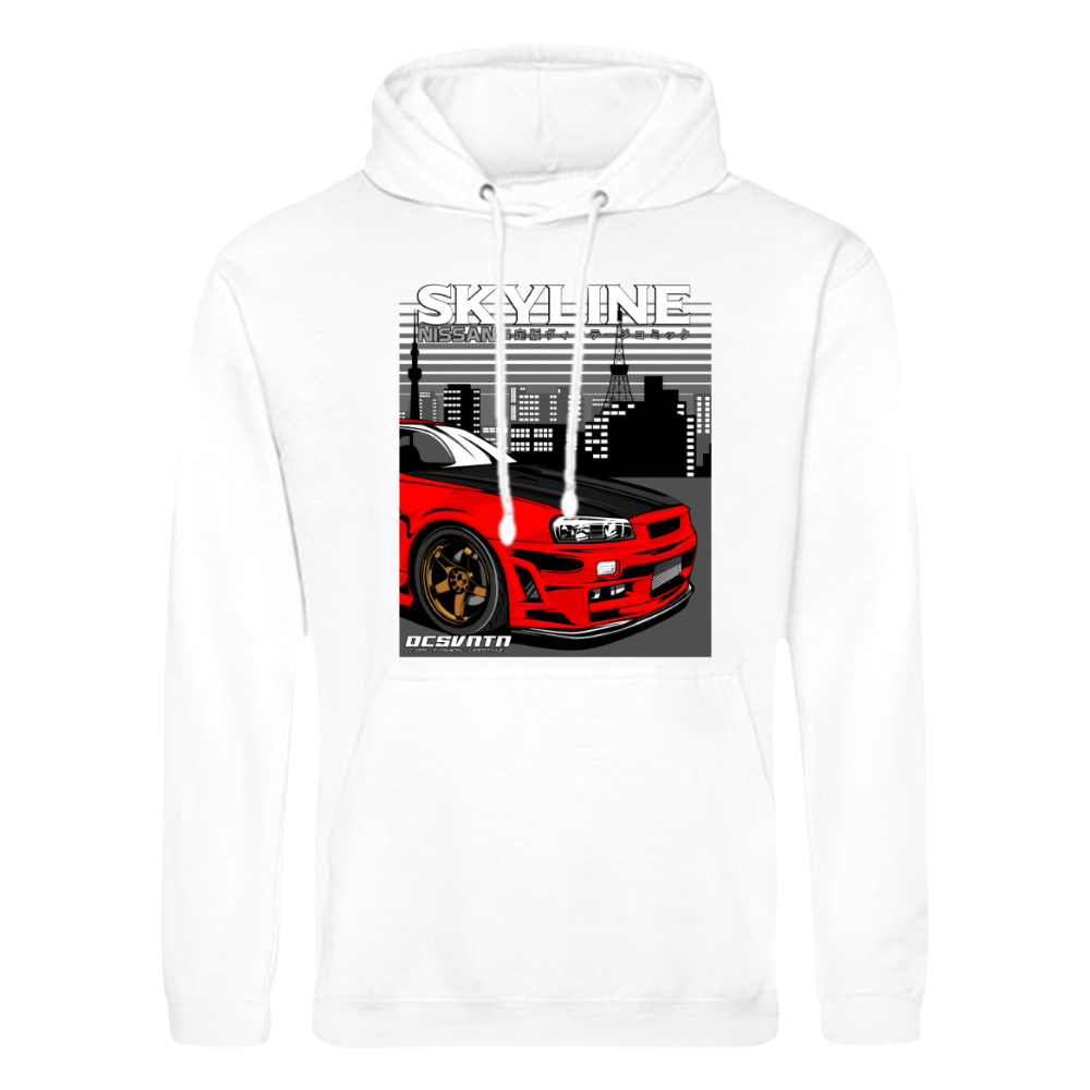 CP-067 Skyline Nissan Hoodie Weiß