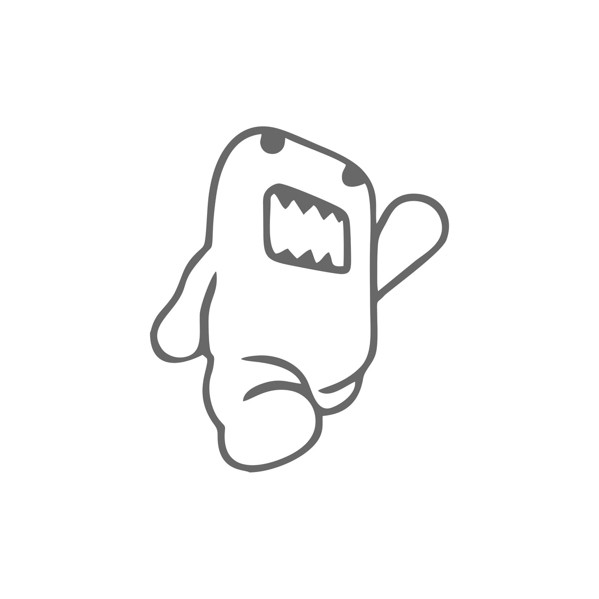 Domu Kun Walk Sticker