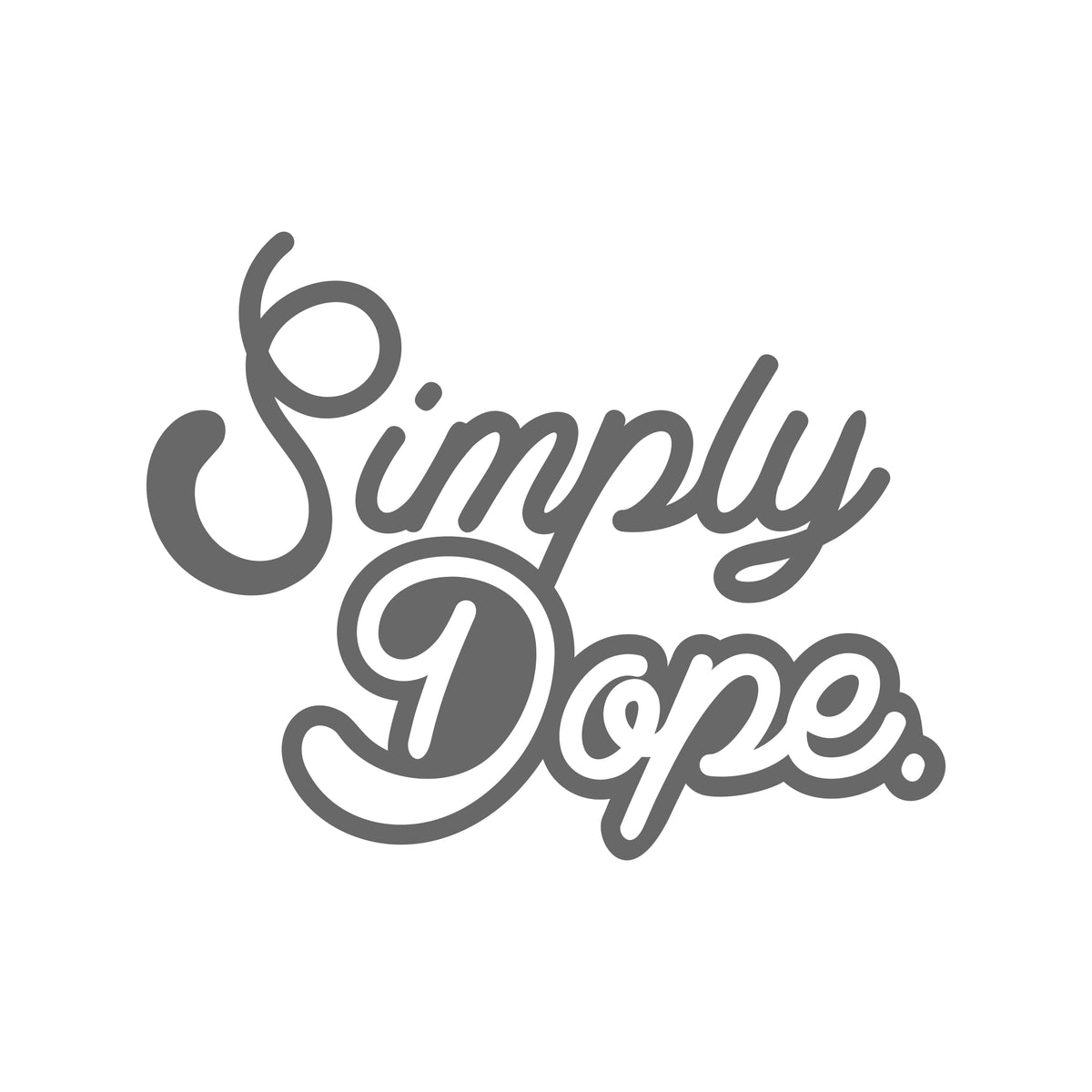 Simply Dope 17 cm Sticker