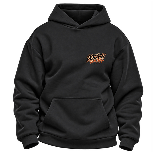 TC-012 – Hoodie Brustansicht Schwarz