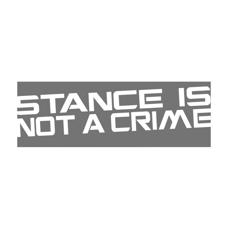 Stance is not a Crime