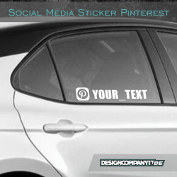 Pinterest Sticker ...your Text