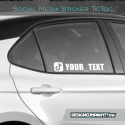 Tic Toc Sticker ...your Text