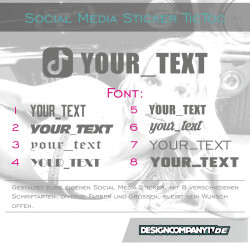 Tic Toc Sticker ...your Text