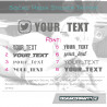 Twitter Sticker Outline ....your Text