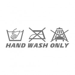 Hand wash only Carwash