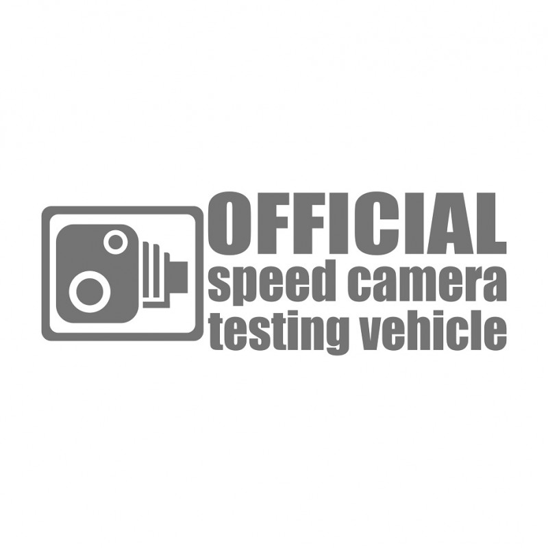 Official speed Camera testing Vehicle
