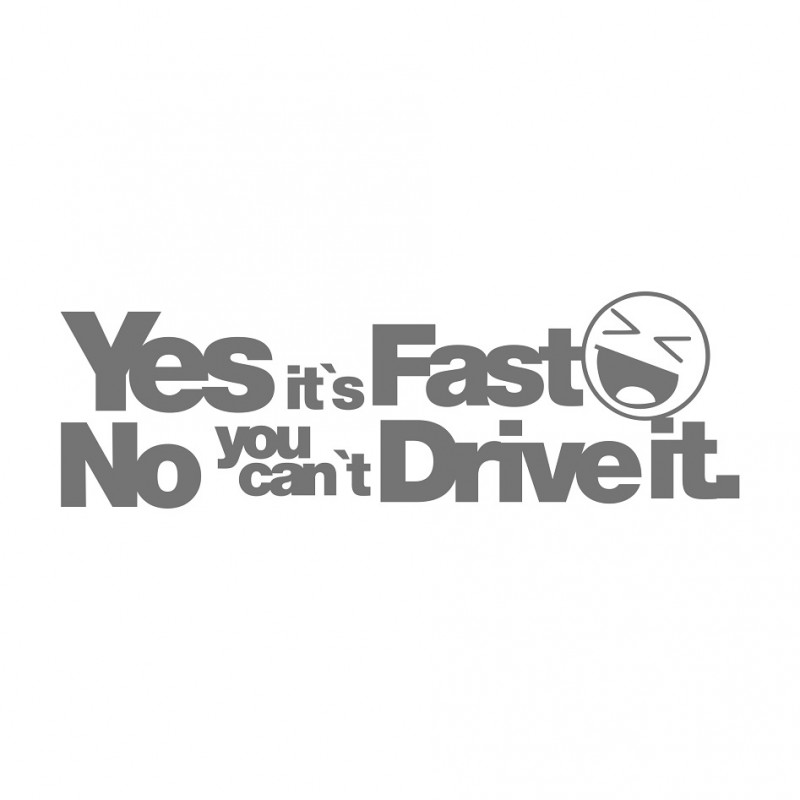 Yes it`s fast no you can`t Drive it