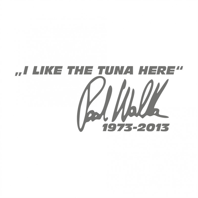 I like the Tuna here Paul Walker 1973 - 2013