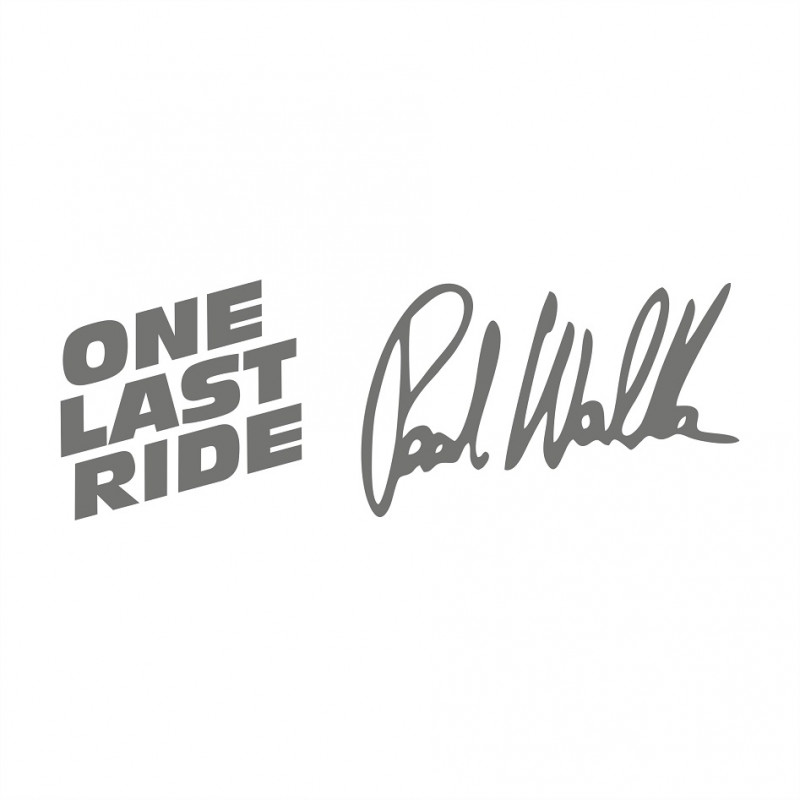 One last ride Paul Walker