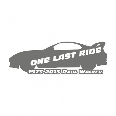 One last Ride Paul Walker Supra