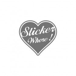 Sticker Whore Herz