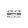 Anlauf statt Gleitgel